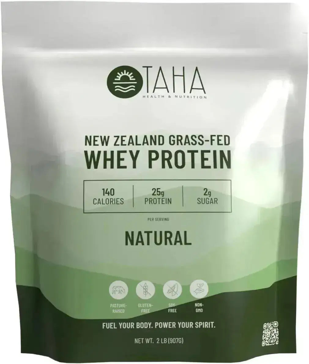 TAHA - Taha New Zealand Grass-Fed Whey Protein Concentrate Powder Natural 907Gr. - The Red Vitamin MX - Suplementos Alimenticios - {{ shop.shopifyCountryName }}