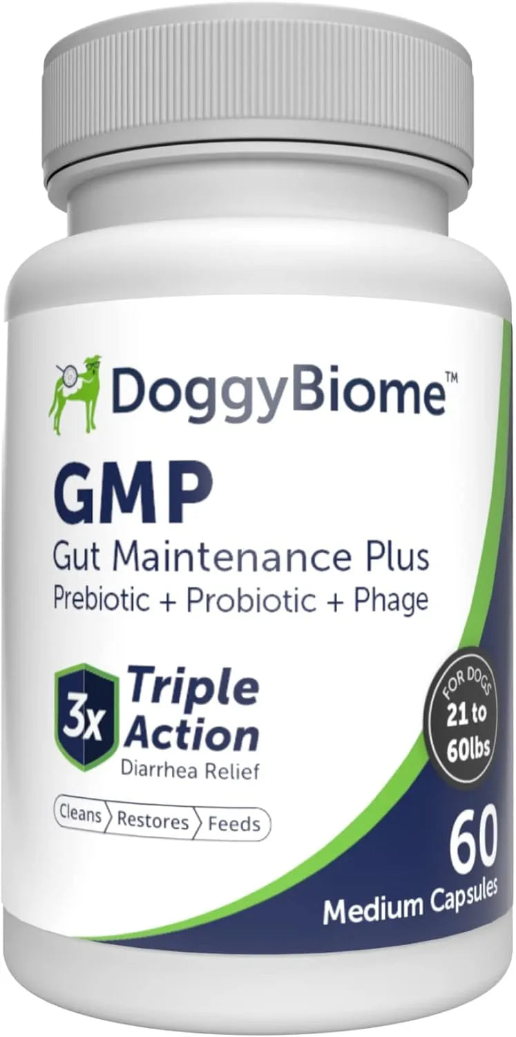 DOGGYBIOME - DoggyBiome Dog Probiotics 21-40 lbs 60 Capsulas - The Red Vitamin MX - Probióticos Para Perros - {{ shop.shopifyCountryName }}