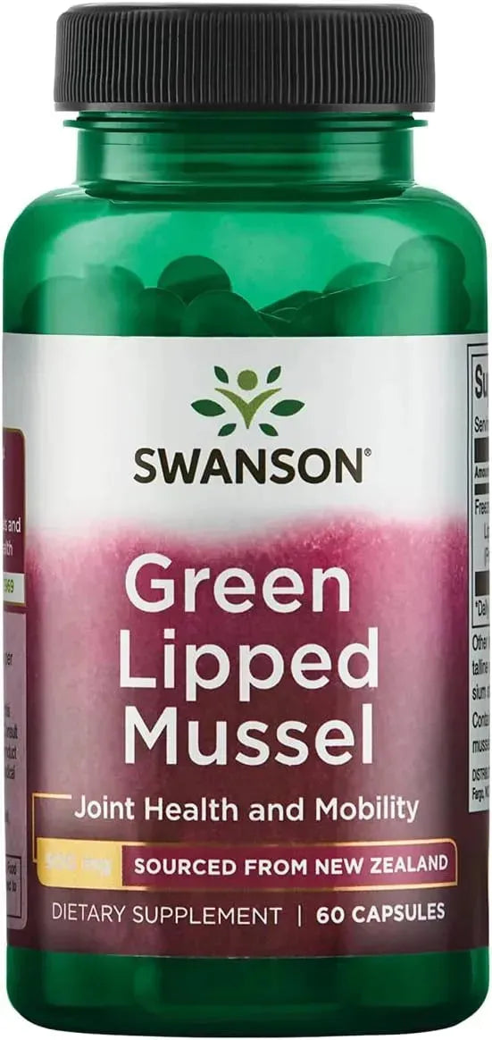 SWANSON - Swanson Green Lipped Mussel 500Mg. 60 Capsulas - The Red Vitamin MX - Suplementos Alimenticios - {{ shop.shopifyCountryName }}