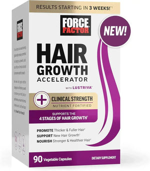 FORCE FACTOR - FORCE FACTOR Hair Growth Accelerator 90 Capsulas - The Red Vitamin MX - Suplementos Alimenticios - {{ shop.shopifyCountryName }}