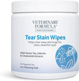 VETERINARY FORMULA - Veterinary Formula Smart Coat Complex Tear Stain Wipes for Dogs & Cats 100 Toallitas - The Red Vitamin MX - Cuidado De Los Ojos De Los Perros - {{ shop.shopifyCountryName }}