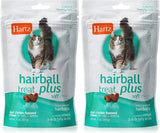 Hartz Hairball Remedy Plus Chicken Flavored Soft Chews for Cats and Kittens 85Gr. 2 Pack