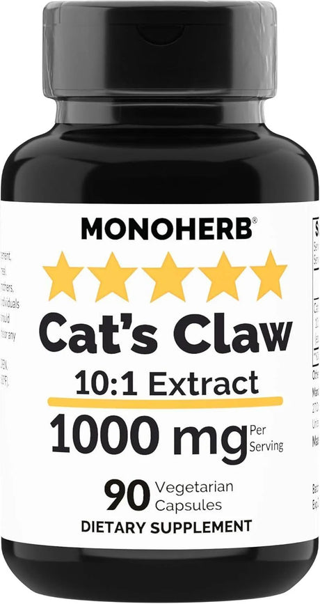 MONOHERB - MONOHERB Cat’s Claw Extract 1000Mg. 90 Capsulas - The Red Vitamin MX - Suplementos Alimenticios - {{ shop.shopifyCountryName }}