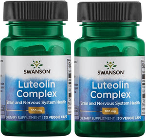 Swanson Luteolin Complex w/Rutin 30 Capsulas 2 Pack
