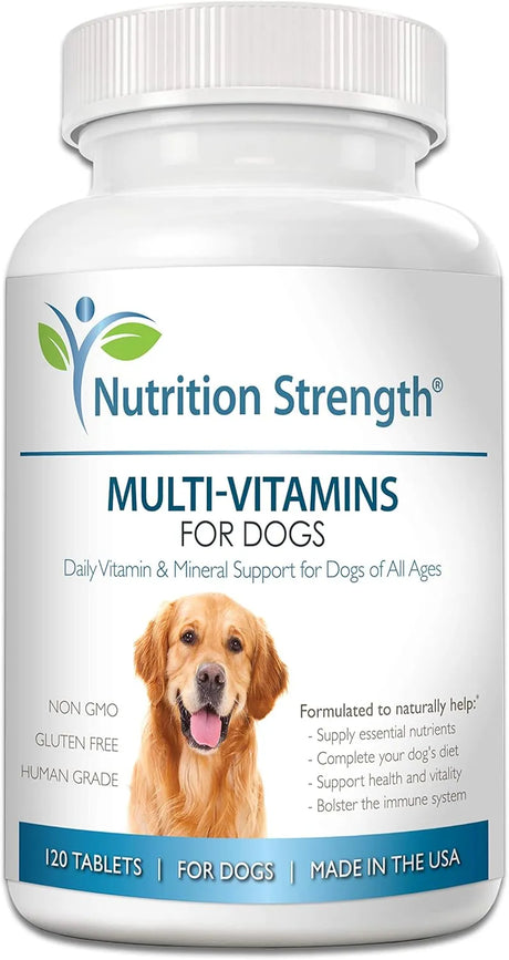 NUTRITION STRENGTH - Nutrition Strength Multivitamins for Dogs 120 Tabletas Masticables - The Red Vitamin MX - Multivitamínicos Para Perros - {{ shop.shopifyCountryName }}
