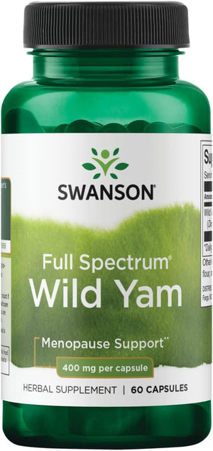 Swanson Full Spectrum Wild Yam 400Mg. 60 Capsulas