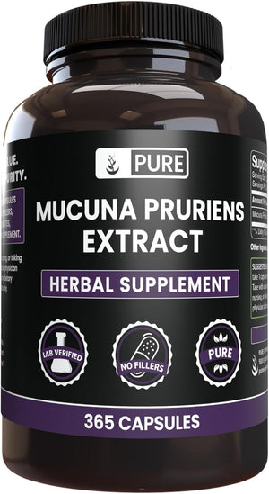 PURE ORIGINAL INGREDIENTS - Pure Original Ingredients Mucuna Pruriens 365 Capsulas - The Red Vitamin MX - Suplementos Alimenticios - {{ shop.shopifyCountryName }}