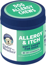 Under the Weather Allergy & Itch Pet Allergy Chews for Dogs 60 Masticables