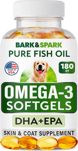 BARK&SPARK - BARK&SPARK Omega 3 for Dogs 180 Capsulas - The Red Vitamin MX - Aceite De Pescado Para Perros - {{ shop.shopifyCountryName }}