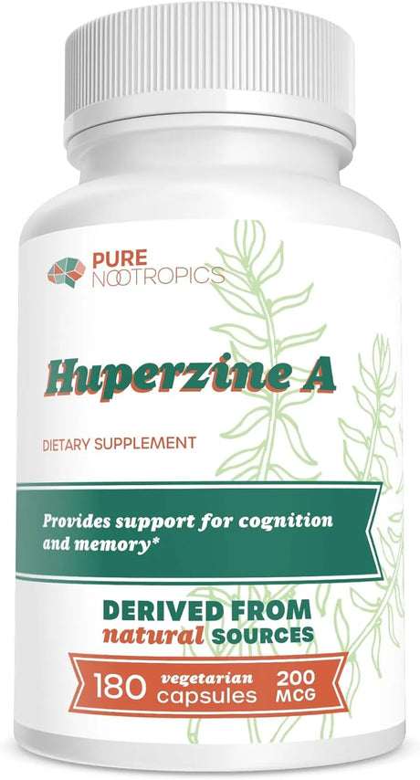 PURE NOOTROPICS - Pure Nootropics Huperzine A 200mcg 180 Capsulas - The Red Vitamin MX - Suplementos Alimenticios - {{ shop.shopifyCountryName }}