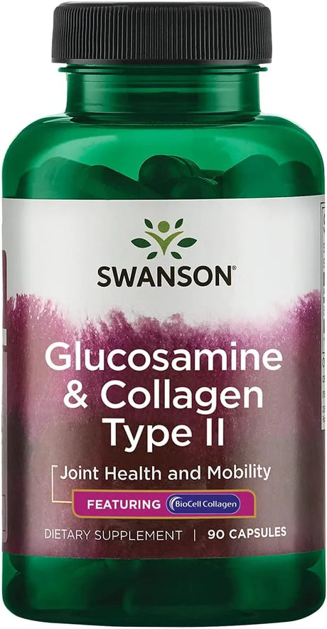 SWANSON - Swanson Glucosamine & Collagen Type II 90 Capsulas - The Red Vitamin MX - Suplementos Alimenticios - {{ shop.shopifyCountryName }}