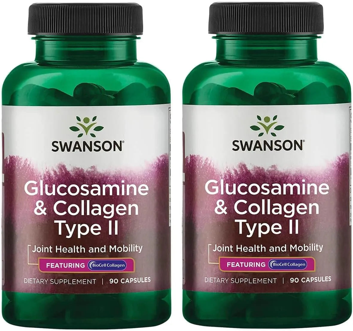 SWANSON - Swanson Glucosamine & Collagen Type II 90 Capsulas 2 Pack - The Red Vitamin MX - Suplementos Alimenticios - {{ shop.shopifyCountryName }}