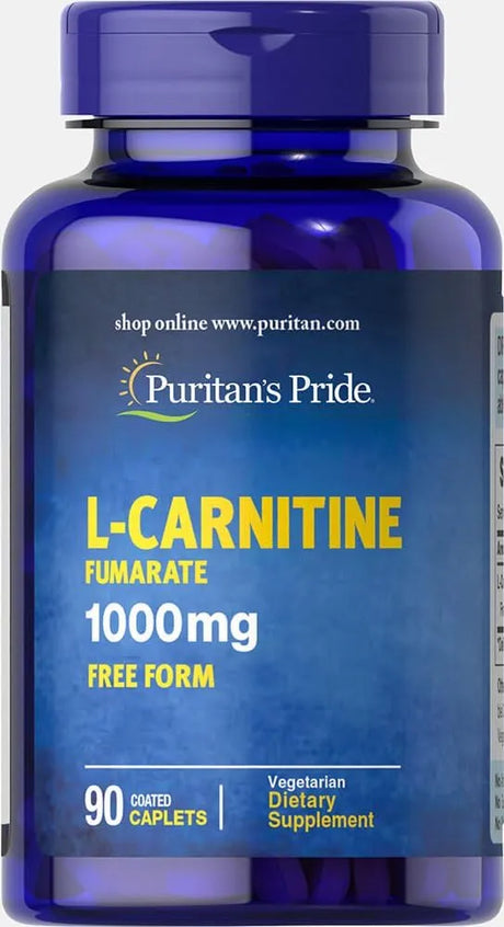 PURITAN'S PRIDE - Puritan's Pride L-Carnitine Fumarate 1000Mg. 90 Tabletas - The Red Vitamin MX - Suplementos Alimenticios - {{ shop.shopifyCountryName }}