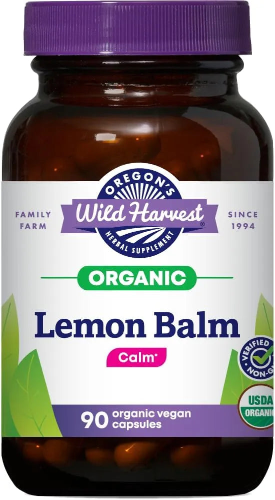 OREGON'S WILD HARVEST - Oregon's Wild Harvest Certified Organic Lemon Balm 90 Capsulas - The Red Vitamin MX - Suplementos Alimenticios - {{ shop.shopifyCountryName }}