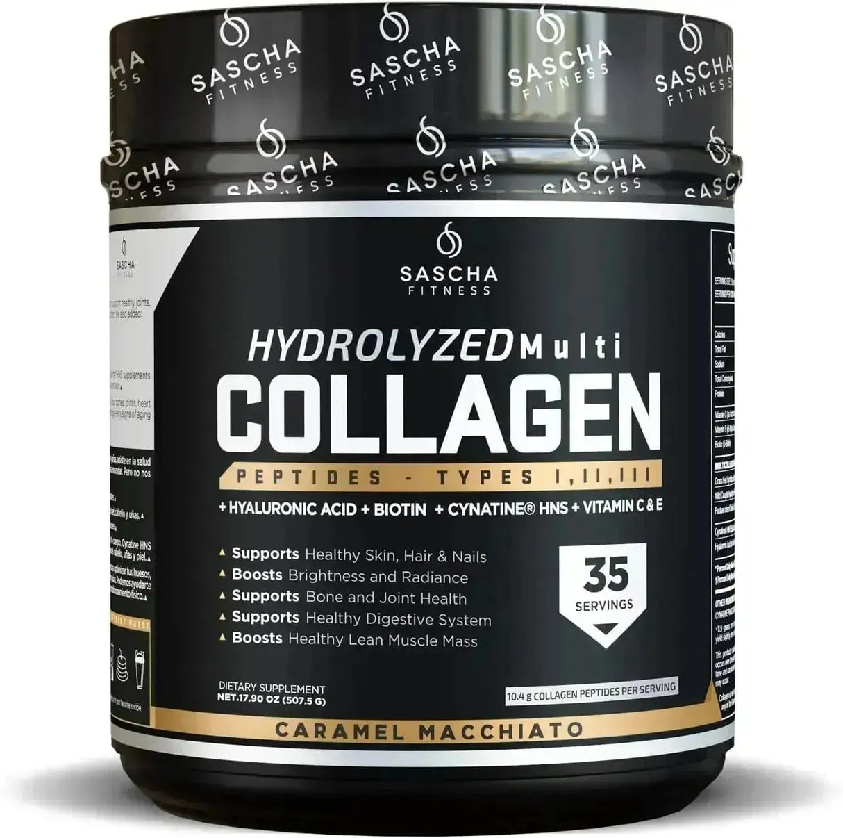 SASCHA FITNESS - SASCHA FITNESS Hydrolyzed Multi Collagen Peptides Tipes 1,2 & 3 Caramel Macchiato 507Gr. - The Red Vitamin MX - Suplementos Alimenticios - {{ shop.shopifyCountryName }}