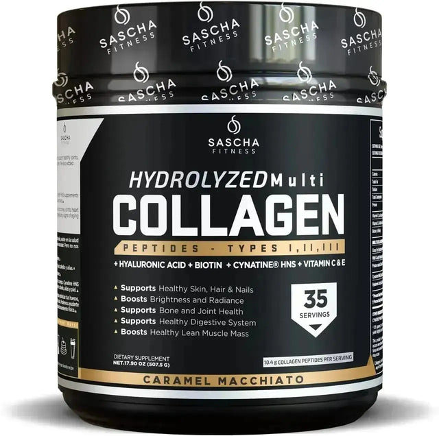 SASCHA FITNESS - SASCHA FITNESS Hydrolyzed Multi Collagen Peptides Tipes 1,2 & 3 Caramel Macchiato 507Gr. - The Red Vitamin MX - Suplementos Alimenticios - {{ shop.shopifyCountryName }}