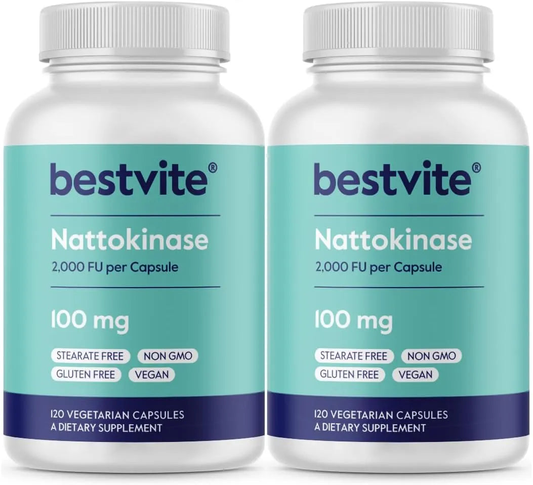 BESTVITE - BESTVITE Nattokinase 100Mg. 120 Capsulas 2 Pack - The Red Vitamin MX - Suplementos Alimenticios - {{ shop.shopifyCountryName }}