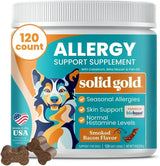 SOLID GOLD - Solid Gold Dog Allergy Relief Chews 120 Masticables - The Red Vitamin MX - Remedios Para La Picazón De Perros - {{ shop.shopifyCountryName }}