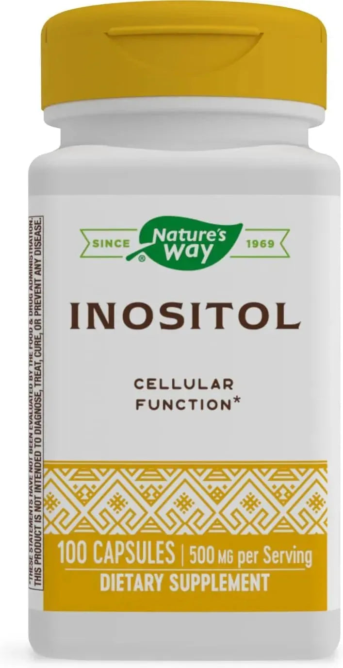 NATURE'S WAY - Nature's Way Inositol 500Mg. 100 Capsulas - The Red Vitamin MX - Suplementos Alimenticios - {{ shop.shopifyCountryName }}