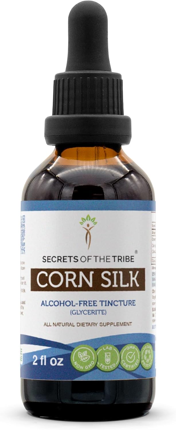 Secrets of the Tribe Corn Silk Tincture Alcohol-Free Extract 2 Fl.Oz.