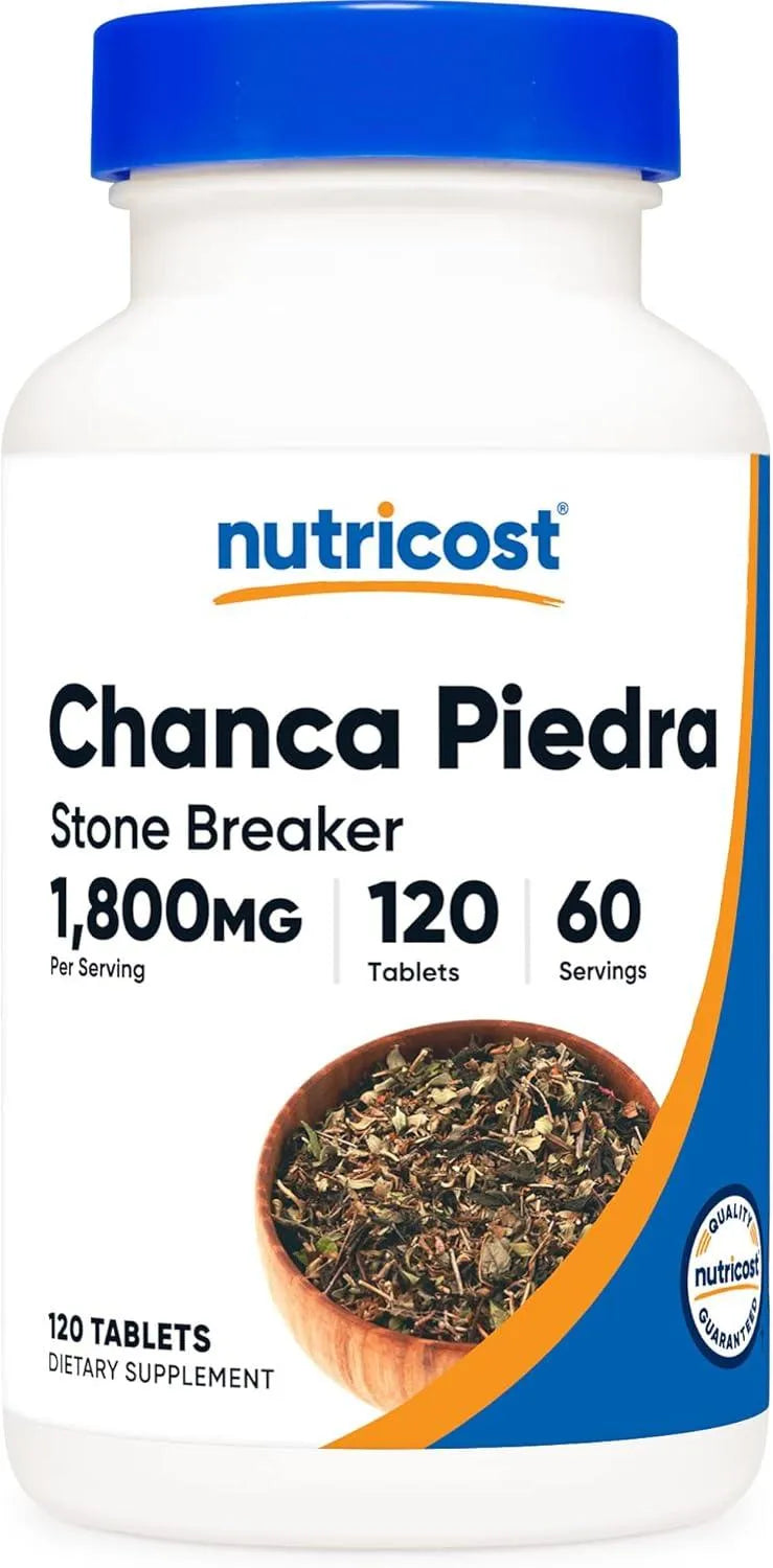 NUTRICOST - Nutricost Chanca Piedra Extract 1800Mg. 120 Tabletas - The Red Vitamin MX - Suplementos Alimenticios - {{ shop.shopifyCountryName }}