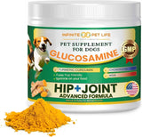 INFINITE PET - Infinite Pet Advanced Hip and Joint Supplement Powder for Dogs 90 Servicios - The Red Vitamin MX - Cuidado De Cadera Y Articulaciones Para Perros - {{ shop.shopifyCountryName }}