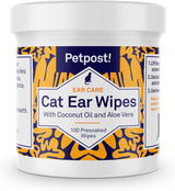 Petpost Cat Ear Cleaner Wipes 100 Toallitas