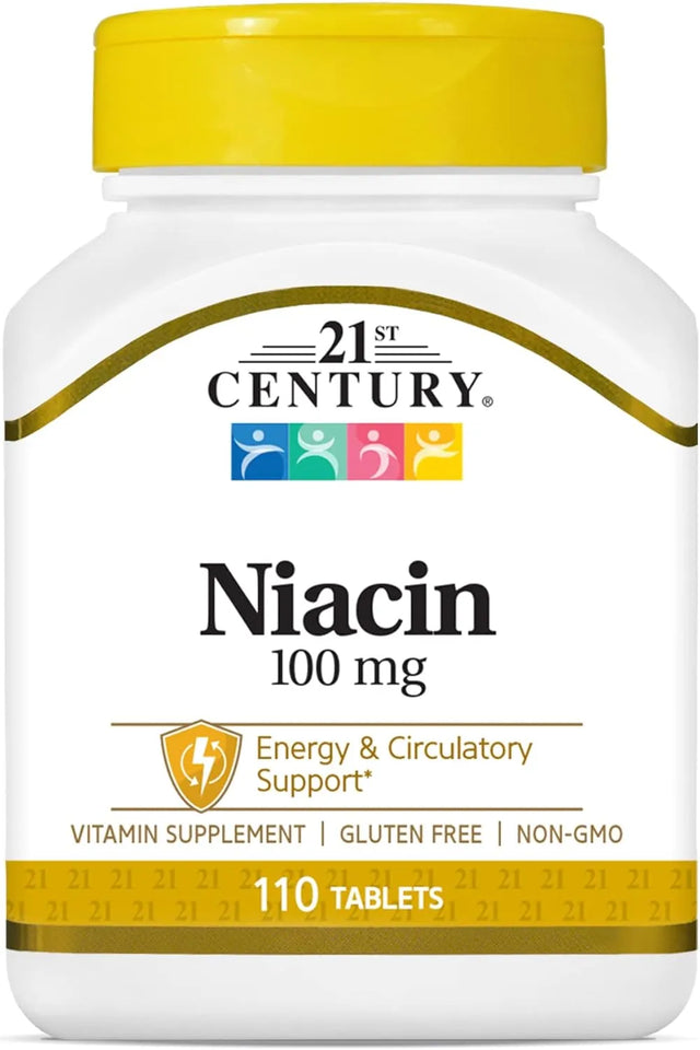 21ST CENTURY - 21st Century Niacin 100Mg. 110 Tabletas - The Red Vitamin MX - Suplementos Alimenticios - {{ shop.shopifyCountryName }}