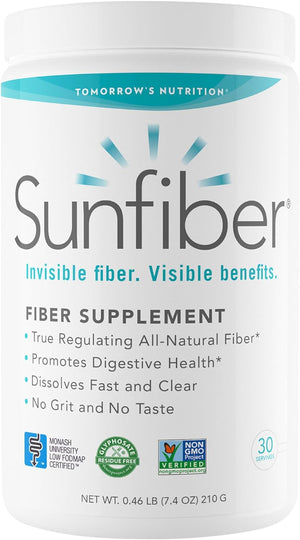 Tomorrow's Nutrition Sunfiber Prebiotic Fiber 30 Servicios 210Gr.