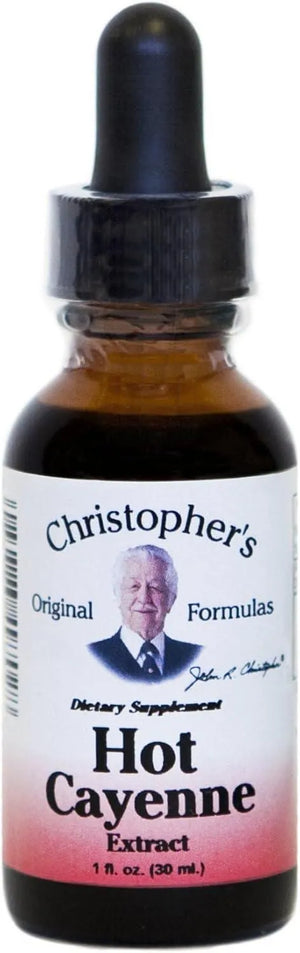 CHRISTOPHER´S - Dr. Christopher's Formula Hot Cayenne Extract 1 Fl.Oz. - The Red Vitamin MX - Suplementos Alimenticios - {{ shop.shopifyCountryName }}