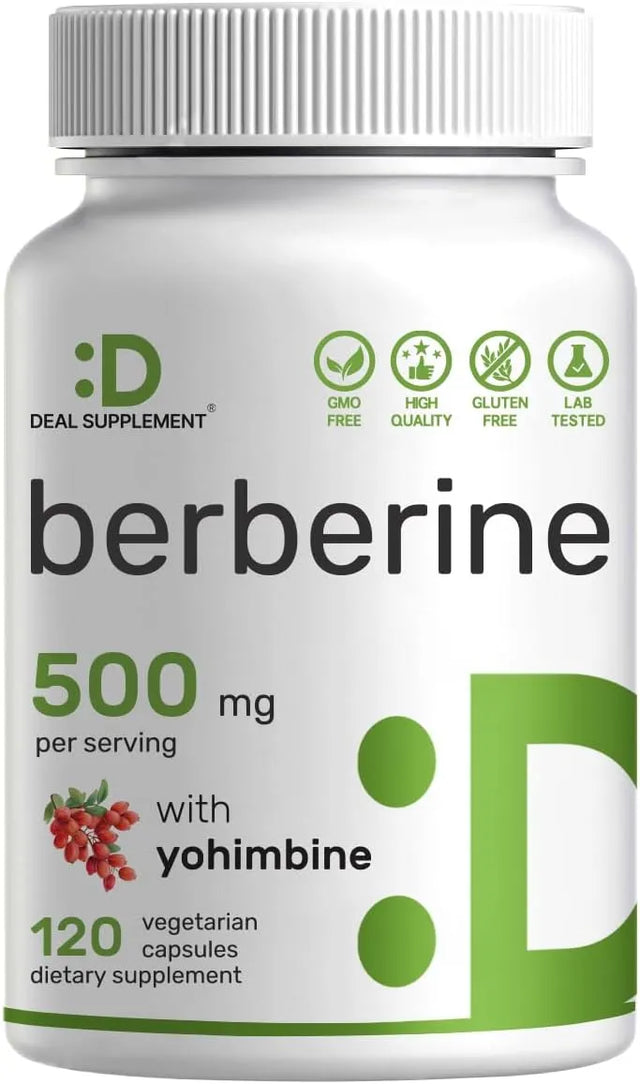 DEAL SUPPLEMENT - Deal Supplement Berberine with Yohimbine 500Mg. 120 Capsulas - The Red Vitamin MX - Suplementos Alimenticios - {{ shop.shopifyCountryName }}