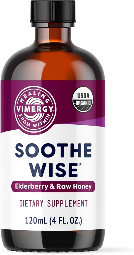 VIMERGY - Vimergy Soothe Wise Immune Support with Elderberry Syrup 120Ml. - The Red Vitamin MX - Suplementos Alimenticios - {{ shop.shopifyCountryName }}