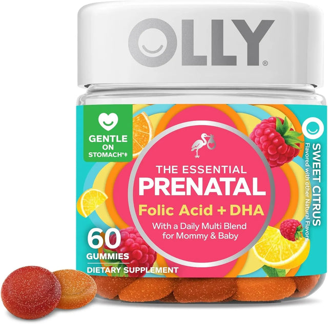 OLLY - Olly The Essential Prenatal Gummy Folic Acid Vitamin D Omega 3 DHA 60 Gomitas - The Red Vitamin MX - Suplementos Alimenticios - {{ shop.shopifyCountryName }}