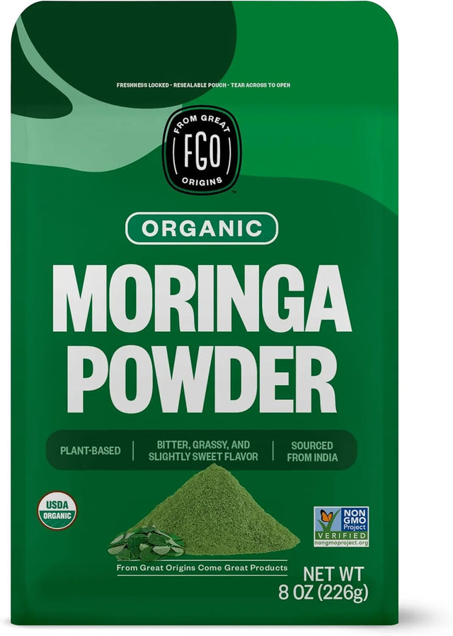 FGO - FGO Organic Moringa Oleifera Leaf Powder 226Gr. - The Red Vitamin MX - Suplementos Alimenticios - {{ shop.shopifyCountryName }}