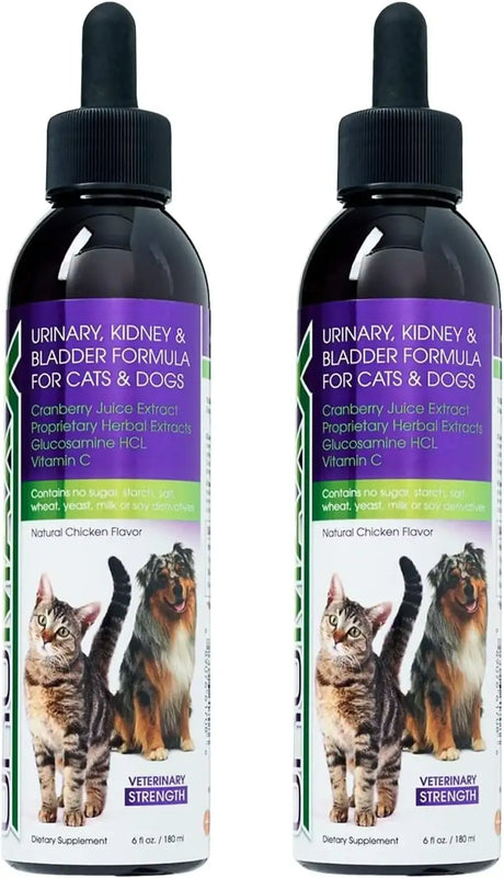 UROMAXX - UroMAXX Cat & Dog Urinary Tract Treatment Chicken Flavor 6 Fl.Oz. 2 Pack - The Red Vitamin MX - Salud De Tracto Urinario Para Perros - {{ shop.shopifyCountryName }}