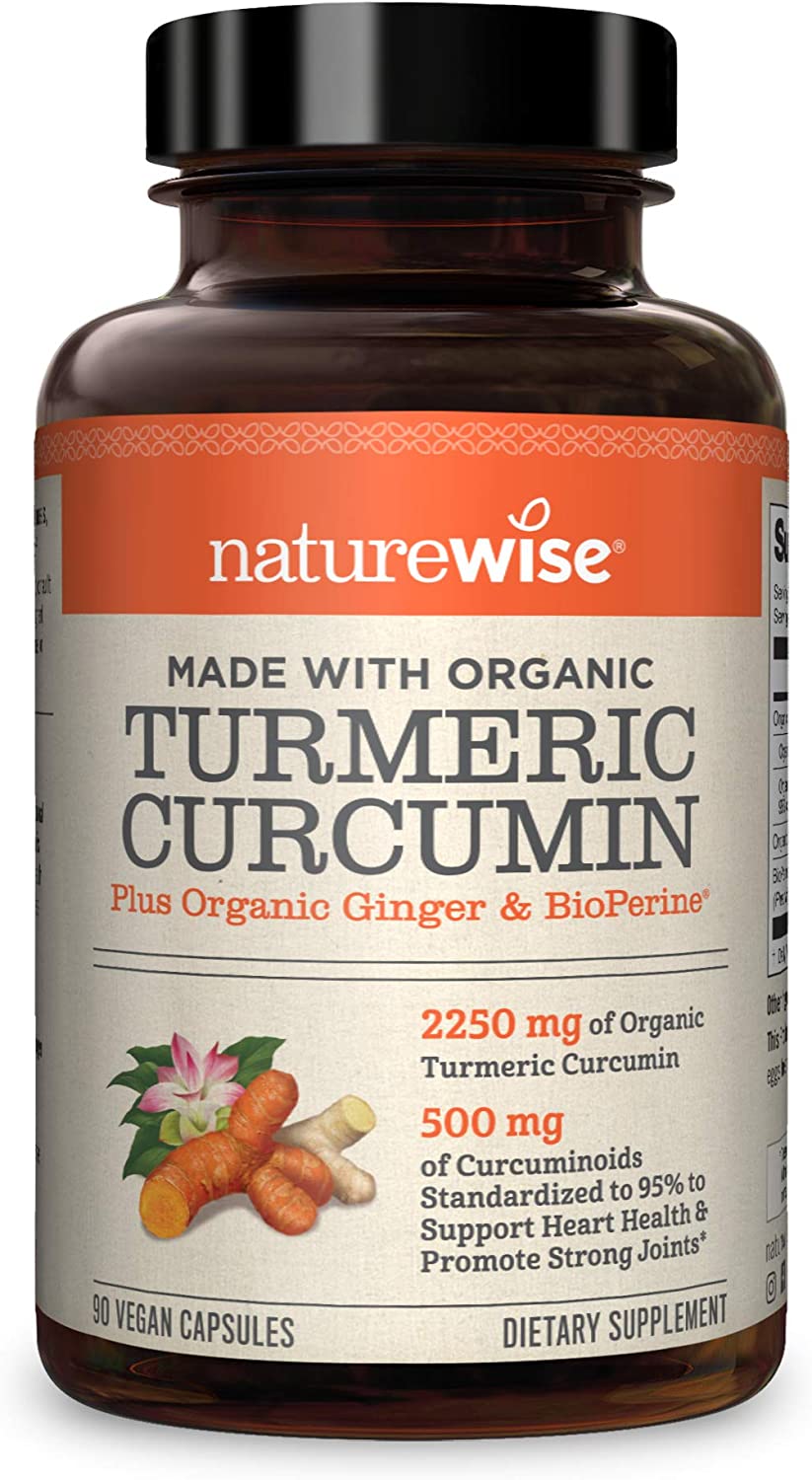 NatureWise Curcumin Turmeric 2250Mg. 90 Capsulas - The Red Vitamin MX - Suplementos Alimenticios - NATUREWISE