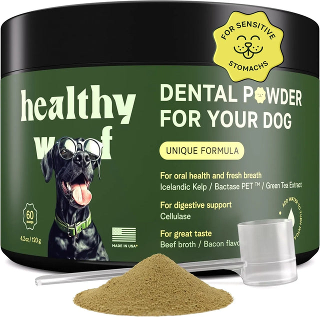 HEALTHY WOOF - HEALTHY WOOF Dental Powder for Dogs 120Gr. - The Red Vitamin MX - Cuidado Dental Para Perros - {{ shop.shopifyCountryName }}