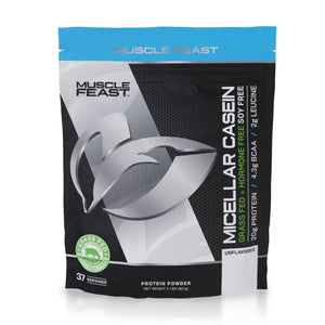 MUSCLE FEAST - Muscle Feast Micellar Casein Protein Unflavored 907Gr. - The Red Vitamin MX - Suplementos Alimenticios - {{ shop.shopifyCountryName }}