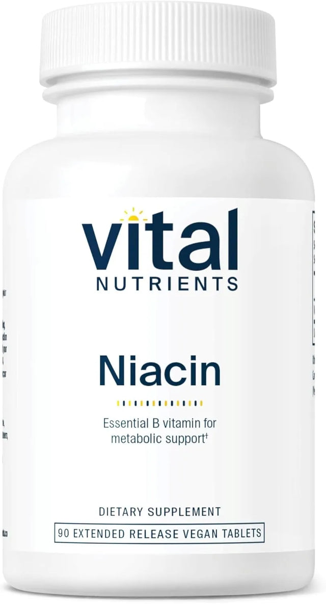 VITAL NUTRIENTS - Vital Nutrients Niacin 500Mg. 90 Tabletas - The Red Vitamin MX - Suplementos Alimenticios - {{ shop.shopifyCountryName }}