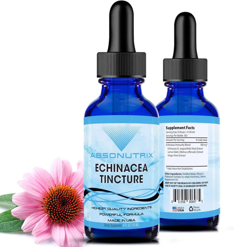 ABSONUTRIX - Absonutrix Echinacea Tincture Advanced Formula 390Mg. 4 Fl.Oz. - The Red Vitamin MX - Suplementos Alimenticios - {{ shop.shopifyCountryName }}