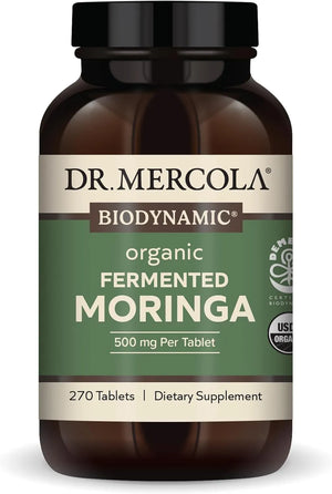 DR MERCOLA - Dr. Mercola Biodynamic Organic Fermented Moringa 270 Tabletas - The Red Vitamin MX - Suplementos Alimenticios - {{ shop.shopifyCountryName }}