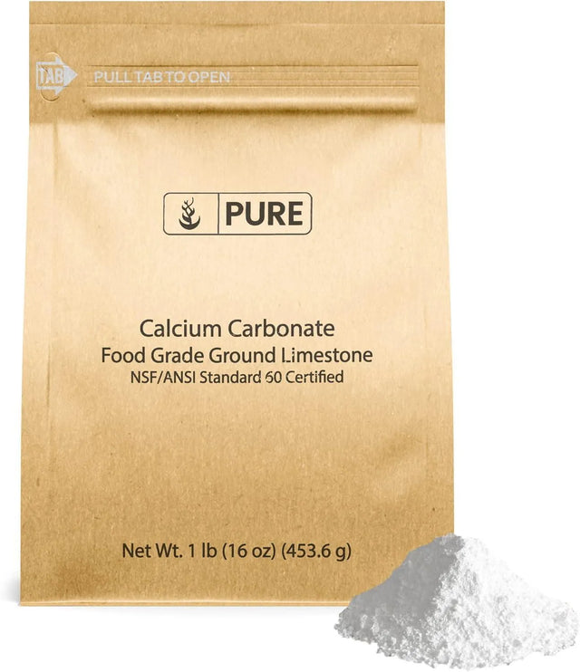 PURE ORIGINAL INGREDIENTS - Pure Original Ingredients Calcium Carbonate 453.6Gr. - The Red Vitamin MX - Suplementos Alimenticios - {{ shop.shopifyCountryName }}