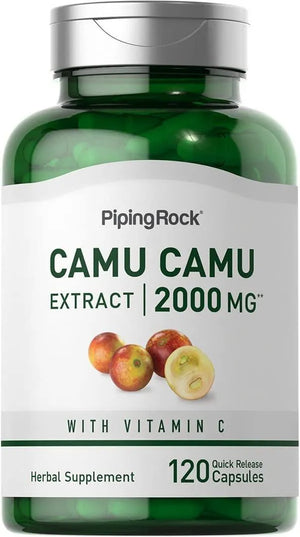 PIPING ROCK - Piping Rock Camu Camu 2000Mg. 120 Capsulas - The Red Vitamin MX - Suplementos Alimenticios - {{ shop.shopifyCountryName }}