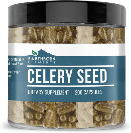 EARTHBORN ELEMENTS - Earthborn Elements Celery Seed 200 Capsulas - The Red Vitamin MX - Suplementos Alimenticios - {{ shop.shopifyCountryName }}