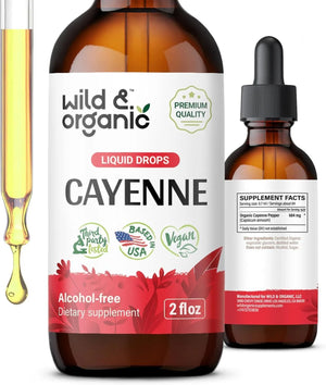 WILD & ORGANIC - Wild & Organic Cayenne Pepper 2 Fl.Oz. - The Red Vitamin MX - Suplementos Alimenticios - {{ shop.shopifyCountryName }}