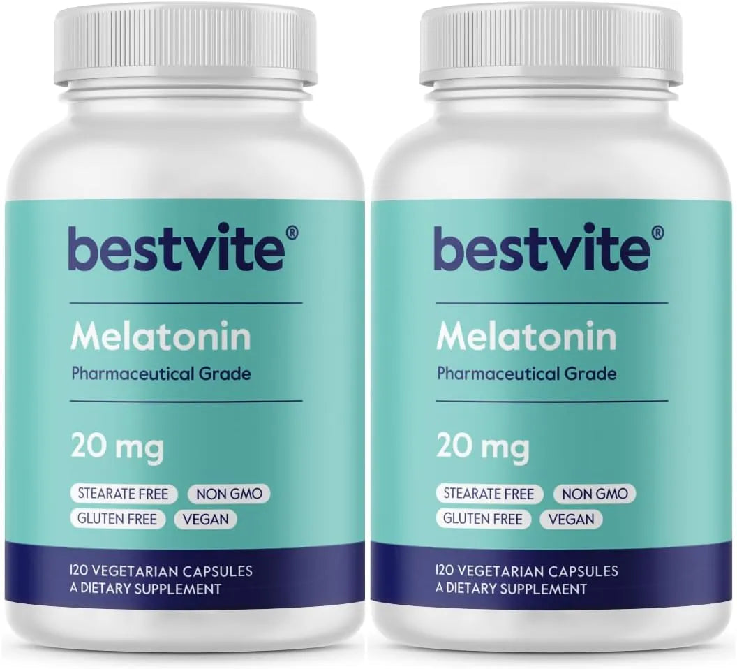 BESTVITE - BESTVITE Melatonin 20Mg. 120 Capsulas 2 Pack - The Red Vitamin MX - Suplementos Alimenticios - {{ shop.shopifyCountryName }}