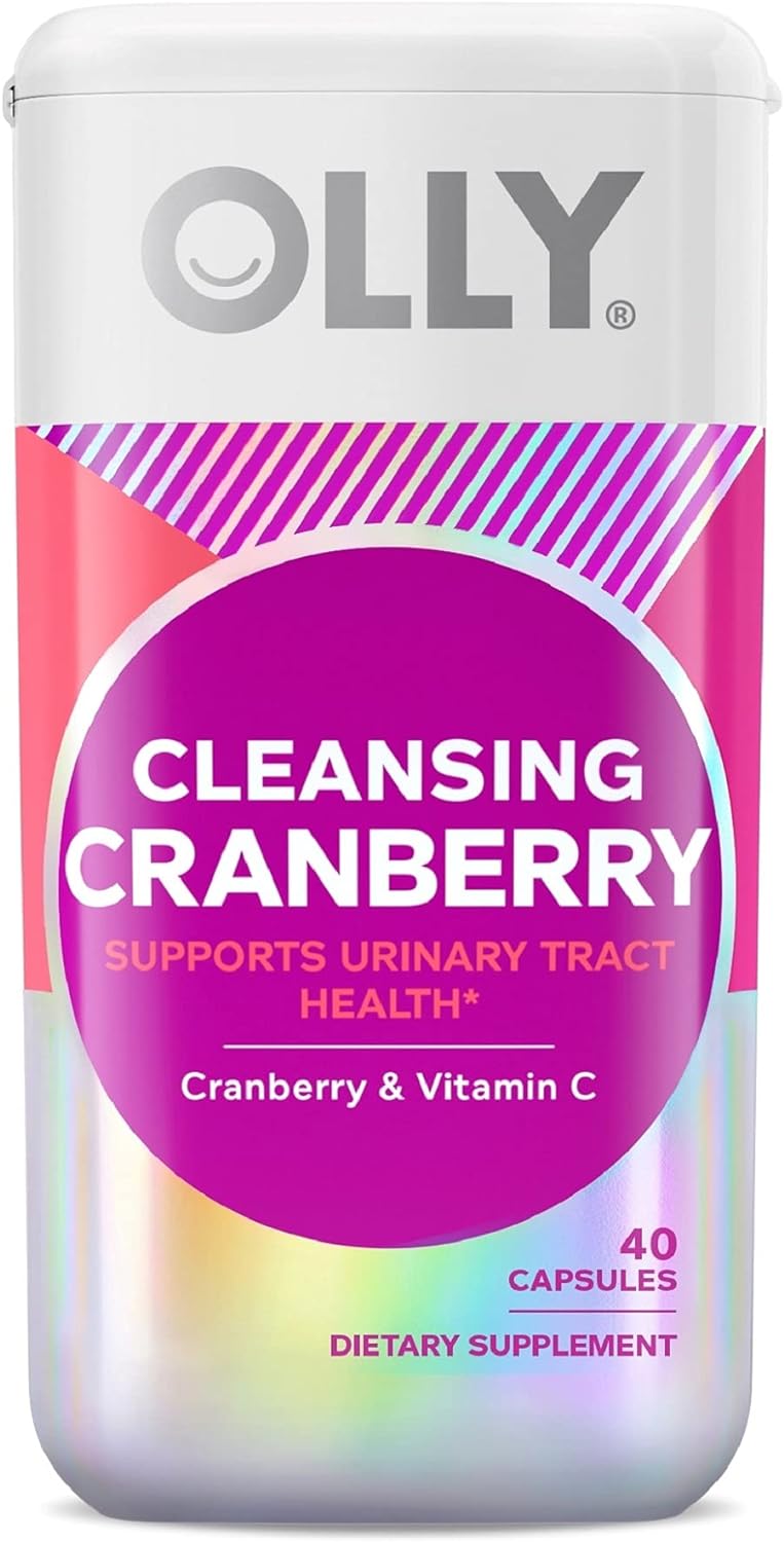 OLLY Cleansing Cranberry 40 Capsulas