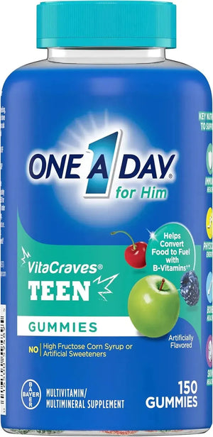 ONE A DAY - One A Day Teen for Him Multivitamin Gummies 150 Gomitas - The Red Vitamin MX - Suplementos Alimenticios - {{ shop.shopifyCountryName }}