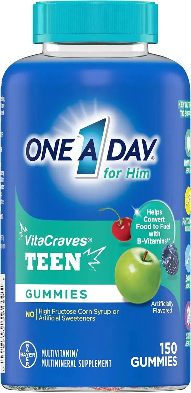 ONE A DAY - One A Day Teen for Him Multivitamin Gummies 150 Gomitas - The Red Vitamin MX - Suplementos Alimenticios - {{ shop.shopifyCountryName }}