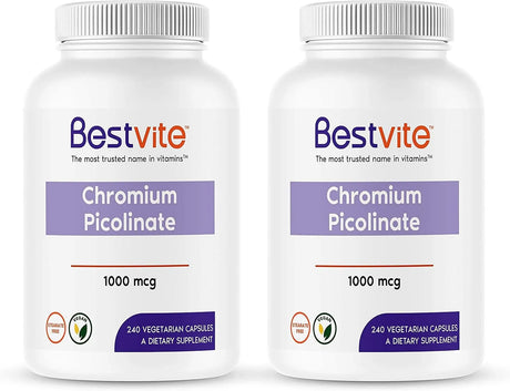 BESTVITE - BESTVITE Chromium Picolinate 1000mcg 240 Capsulas 2 Pack - The Red Vitamin MX - Suplementos Alimenticios - {{ shop.shopifyCountryName }}